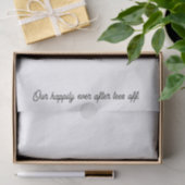 "Our Happily Ever After Tees Off" ウェディングファーバー 薄葉紙 (ギフト)