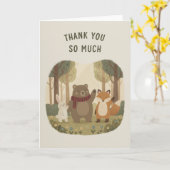 Our Hearts Are Full Slogan Rustic Woodland Nursery カード (黄色い花)