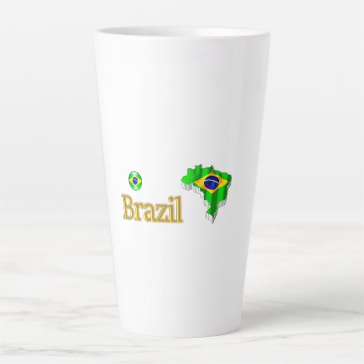 OUR HOME – ブラジルデザイン カフェラテマグ (正面)