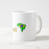 OUR HOME – ブラジルデザイン ジャンボコーヒーマグカップ (正面右)