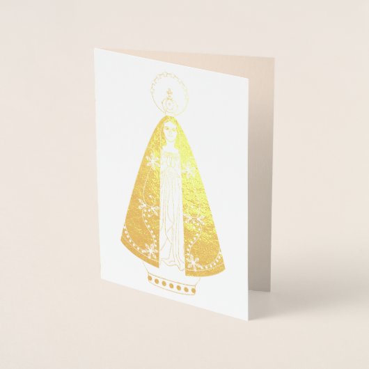 Our Lady of Aparecida 箔カード (正面)