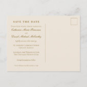 Our Lady of Cana Save the Date Wedding ポストカード (裏面)