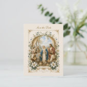 Our Lady of Cana Save the Date Wedding ポストカード (スタンド正面)