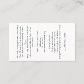 Our Lady of Christ Church Card 名刺 (裏面)