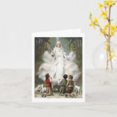 Our Lady of Fatima Greeting Card カード (黄色い花)
