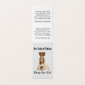 Our Lady of  Fatima Prayer Card (外部フラット)