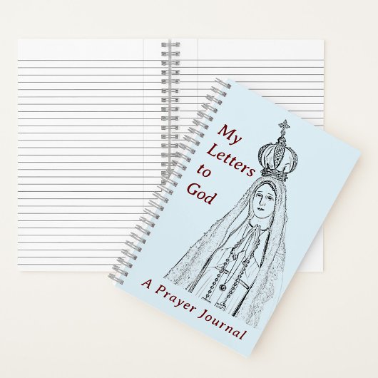 Our Lady of Fatima Prayer Journal Spiral Notebook ノートブック