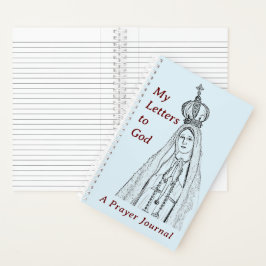 Our Lady of Fatima Prayer Journal Spiral Notebook ノートブック