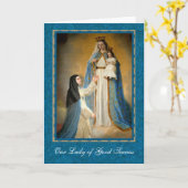 Our Lady of Good Success Quitoエクアドル カード (黄色い花)