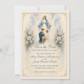 Our Lady of Grace Catholic Wedding セーブザデート (正面)