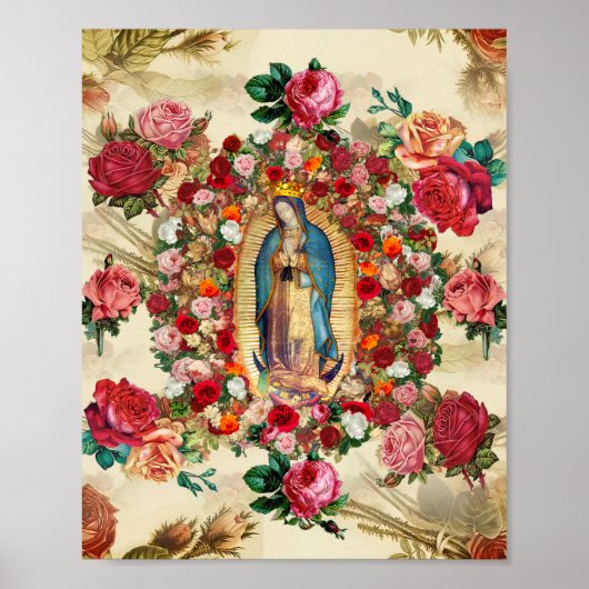 Our Lady of Guadalue Rose Potpourri ポスター (正面)