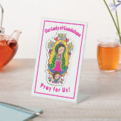 Our Lady of Guadalupe 台座サイン (インサイチュ)