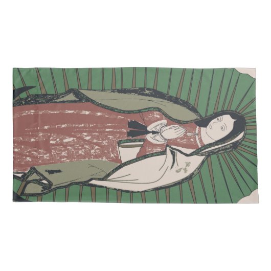 our lady of guadalupe 枕カバー (裏面-左)