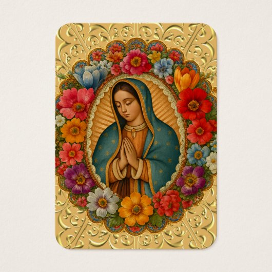 OUR LADY OF GUADALUPE FUNERAL PRAYER CARD (正面)