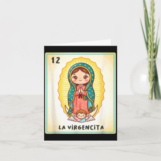 Our Lady Of Guadalupe La Virgencita Mexico For Kid カード (正面)