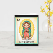 Our Lady Of Guadalupe La Virgencita Mexico For Kid カード (黄色い花)