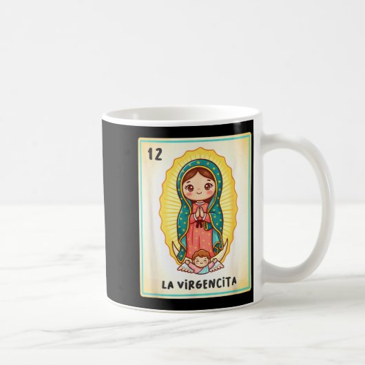 Our Lady Of Guadalupe La Virgencita Mexico For Kid コーヒーマグカップ (右)