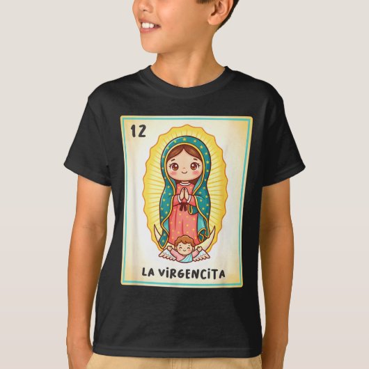 Our Lady Of Guadalupe La Virgencita Mexico For Kid Tシャツ (正面)