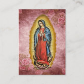 Our Lady of Guadalupe Memorial Prayer Card プレイスカード (正面)