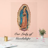 Our Lady of Guadalupe Miraculous Tilma Fine Art アクリルサイン (ウェディング)