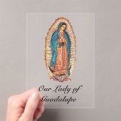Our Lady of Guadalupe Miraculous Tilma Fine Art アクリル招待状 (インサイチュ (ポータブル))