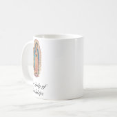 Our Lady of Guadalupe Miraculous Tilma Fine Art コーヒーマグカップ (正面左)