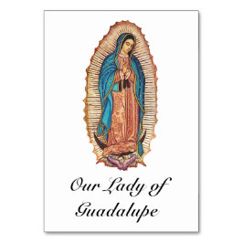 Our Lady of Guadalupe Miraculous Tilma Fine Art テーブルナンバー