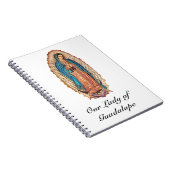 Our Lady of Guadalupe Miraculous Tilma Fine Art ノートブック (右側)