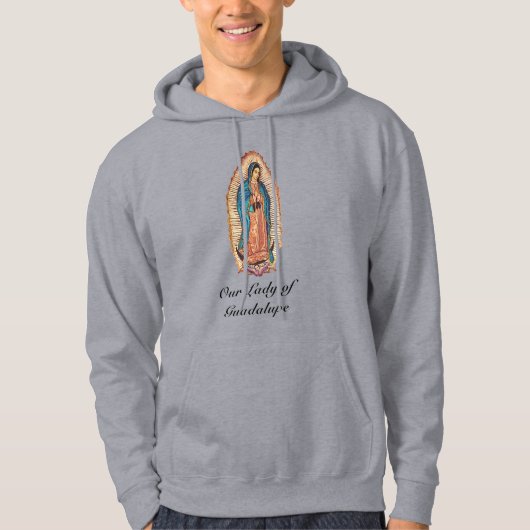 Our Lady of Guadalupe Miraculous Tilma Fine Art パーカ (正面)