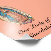 Our Lady of Guadalupe Miraculous Tilma Fine Art フォトプリント (角)