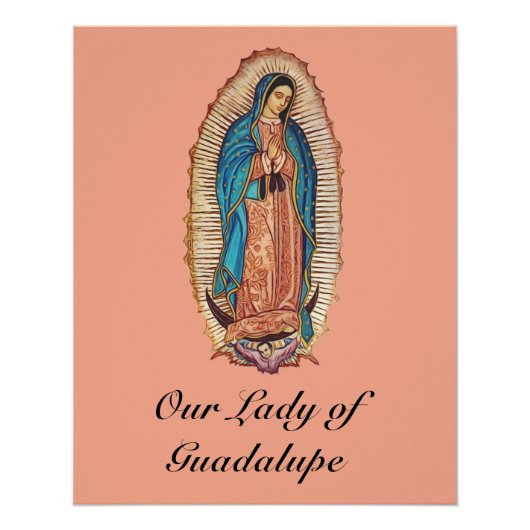 Our Lady of Guadalupe Miraculous Tilma Fine Art ポスター (正面)