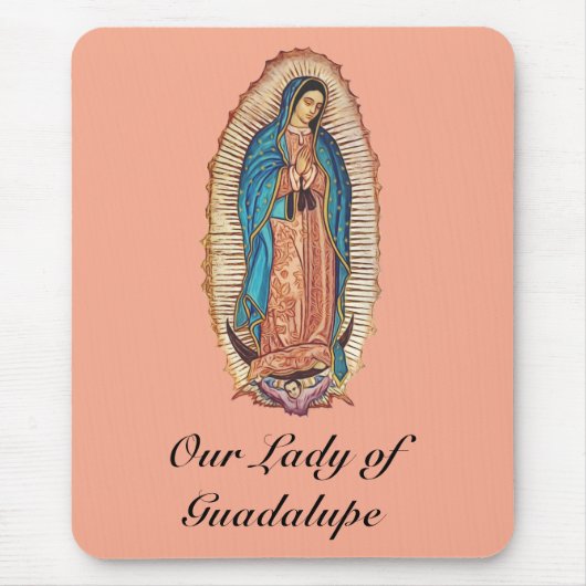 Our Lady of Guadalupe Miraculous Tilma Fine Art マウスパッド (正面)
