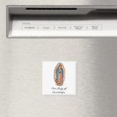 Our Lady of Guadalupe Miraculous Tilma Fine Art マグネット (インサイチュ (食洗機))