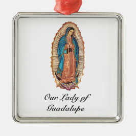 Our Lady of Guadalupe Miraculous Tilma Fine Art メタルオーナメント