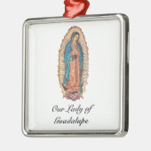 Our Lady of Guadalupe Miraculous Tilma Fine Art メタルオーナメント (左)