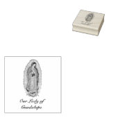 Our Lady of Guadalupe Miraculous Tilma Fine Art ラバースタンプ (押印)