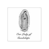 Our Lady of Guadalupe Miraculous Tilma Fine Art ラバースタンプ (インプリント)