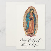 Our Lady of Guadalupe Miraculous Tilma Fine Art 便箋 (正面/裏面)