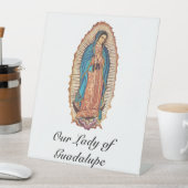 Our Lady of Guadalupe Miraculous Tilma Fine Art 台座サイン (インサイチュ)