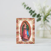 Our Lady of Guadalupe Photo Memorial Prayer Card プレイスカード (スタンド正面)