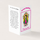 Our Lady of Guadalupe Prayer Card (外部)