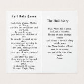 Our Lady of Guadalupe Prayer Card (内部フラット)