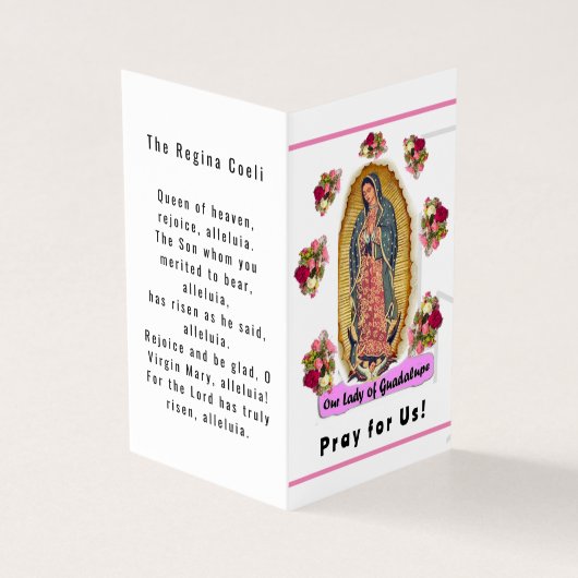 Our Lady of Guadalupe Prayer Card (外部)