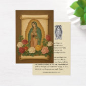 Our Lady of Guadalupe Prayer Holy Card (デスク)