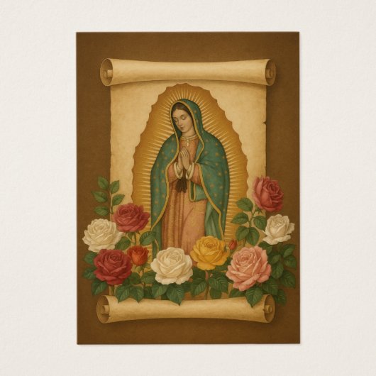 Our Lady of Guadalupe Prayer Holy Card (正面)