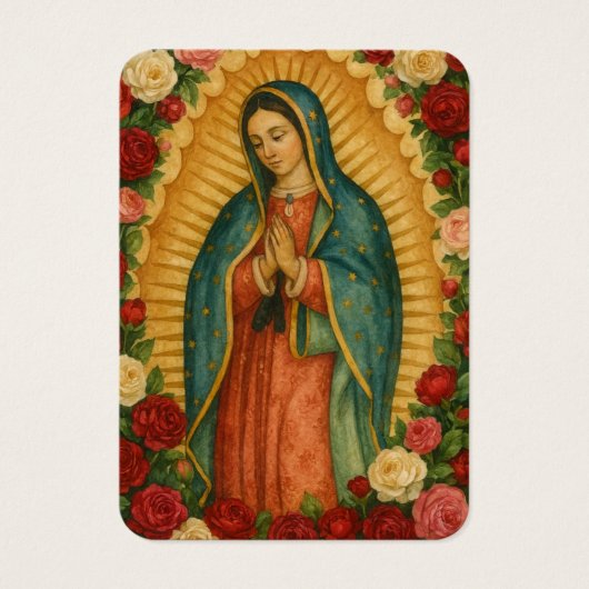 Our Lady of Guadalupe Prayer Holy Card (正面)