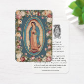 Our Lady of Guadalupe Prayer Holy Card (デスク)