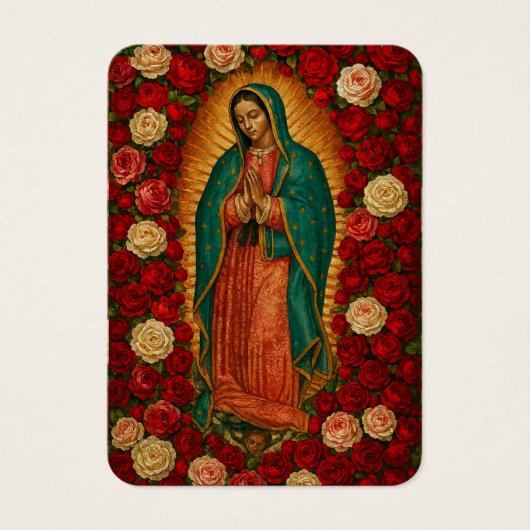 Our Lady of Guadalupe Prayer Holy Card (正面)