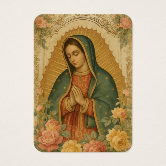 Our Lady of Guadalupe Prayer Holy Card (正面)