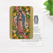 Our Lady of Guadalupe Prayer Holy Card (デスク)
